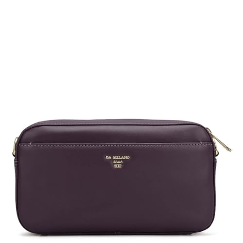 Da Milano Women's Leather Sling Bag - Purple