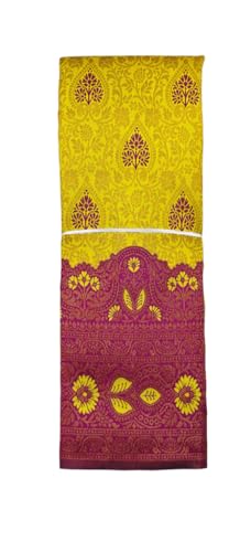 SREE KUMARAN Women's Kanchipuram Kubera Silk Pure Pattu Sarees with blouse (VSK411-5)