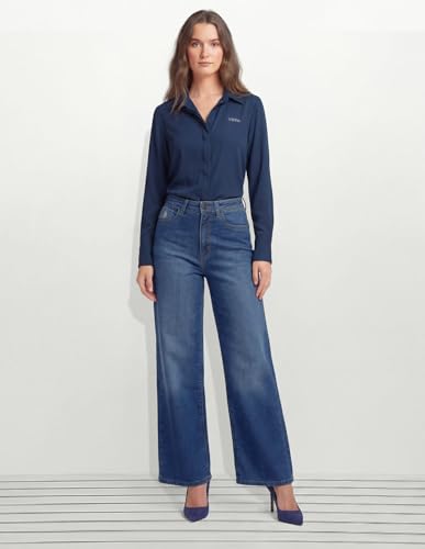 U.S. POLO ASSN. High Rise Wide Leg Fit Jeans Blue