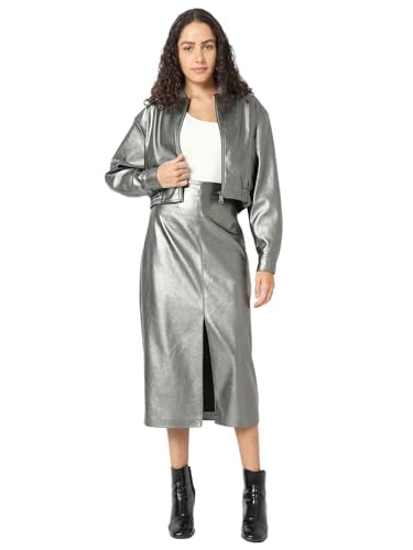 VERO MODA Womens Straight Fit High Rise Skirt