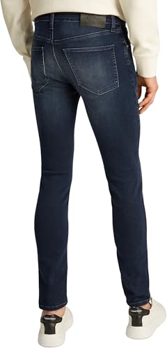 Medium-Wash Skinny Fit Mid Rise Jeans Blue Black