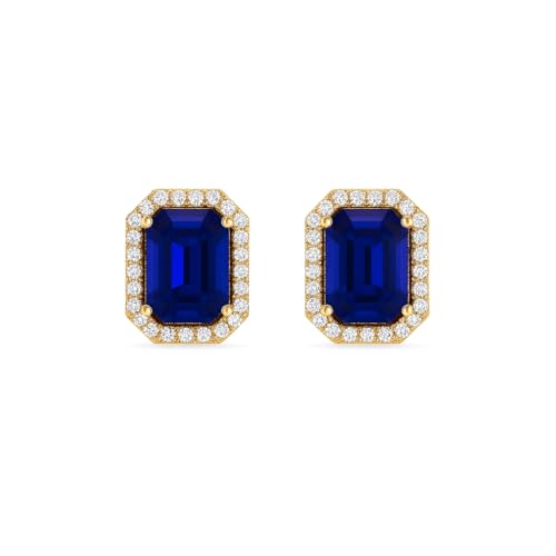 Anuradha Art Jewellery Delicate golden finish and square blue stone stud chain pendant, earring, finger ring set for women and girls. (blue)