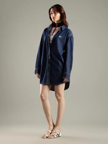 Tommy Hilfiger Cotton Classic Collar Denim Dress
