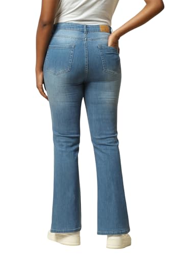 Allen Solly Women Blue Regular Fit Mid Wash Jeans