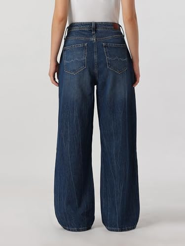 Pepe Jeans Navy Blue Women Straight Fit Jeans
