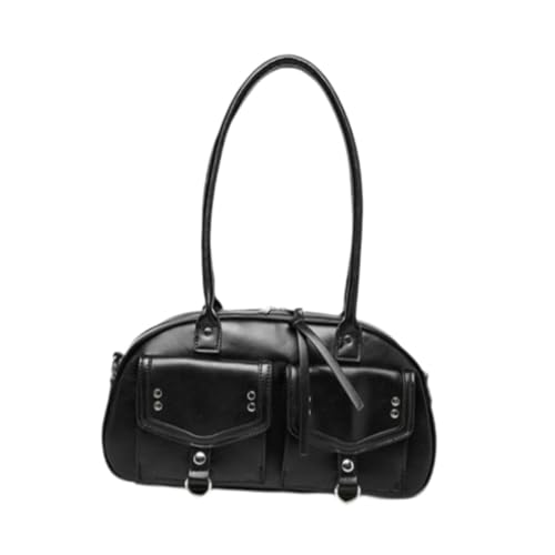 LOOM TREE® Women Underarm Bag Portable Black Clutch Bag For Shopping Birthday Traveling | Womens Handbags & Bags