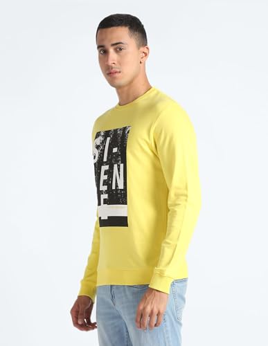 Graphic Print Cotton Sweatshirt