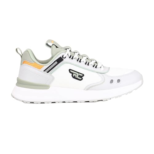 Red Chief Men’s Athletic Running Sneakers | Breathable Mesh Upper | Durable Synthetic PU | Low-Cut Lightweight Design | Grey (R1744)
