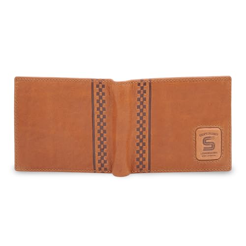 Superdry Men's Leather Global Coin Wallet Chelmsford - Tan
