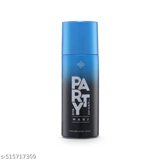 RIYA Party Wear Mauj Long Lasting Perfume Body Spray for Men | Fresh Energy Scent | Aromatic Woody Fragrance | Up to 8 Hours Protection | Skin & Fabric Safe | 150 ml