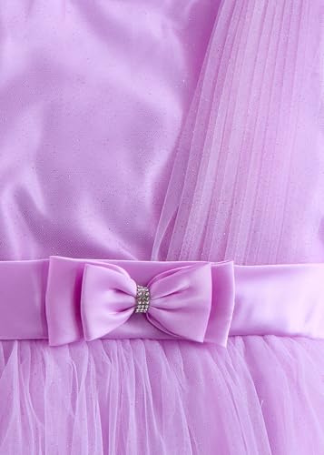 Hopscotch Baby Girls Bow Applique Ruffle Dress in Pink Color for Ages (12-24 Months)