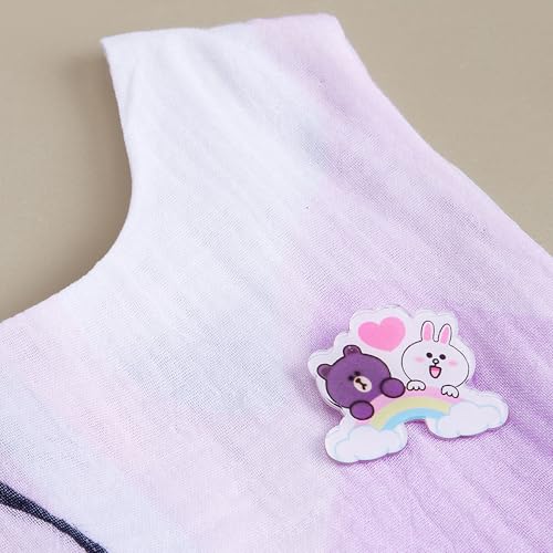 Hopscotch Girls Pink Sleeveless Abstract Casual Dress for Ages (6-7 Years)