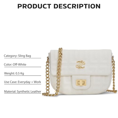Lavie Signature Women's Quilt Culebra Crossbody Sling Bag | Ladies Purse Handbag | Gift For Women