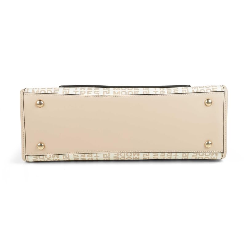 tresmode RIGA Beige Women's Vegan Leather Handbag