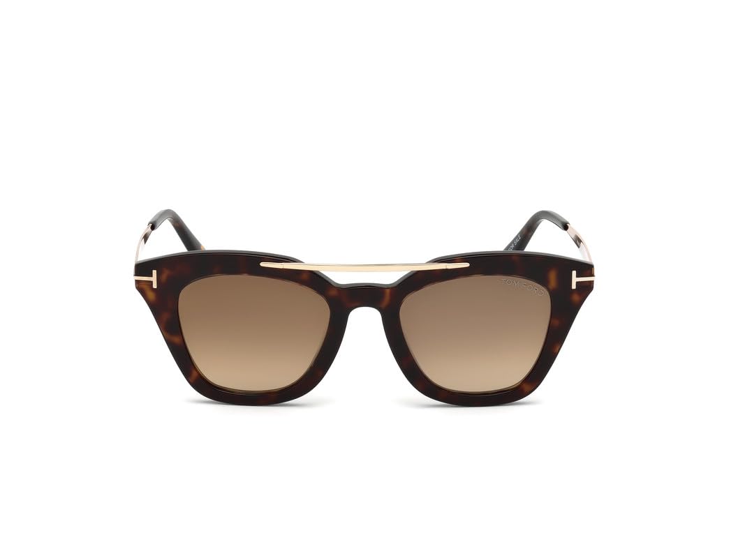 Tom Ford Sunglasses FT 0575 Anna- 02 52G dark havana/brown mirror