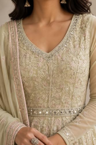 Maahi Lifestyle The Sitara Anarkali | Elegant Anarkali gown with a graceful flared silhouette