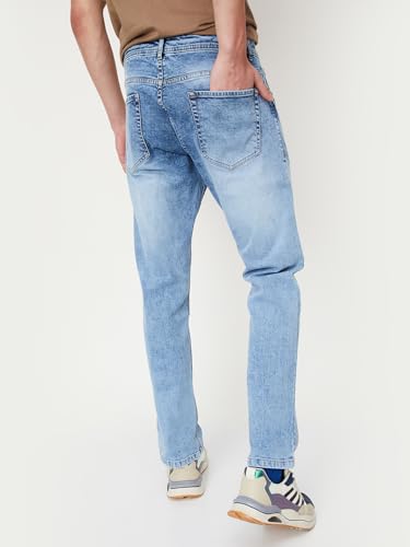 Max Men's Regular Jeans (DMBRGFES2303GVLIGHT Blue