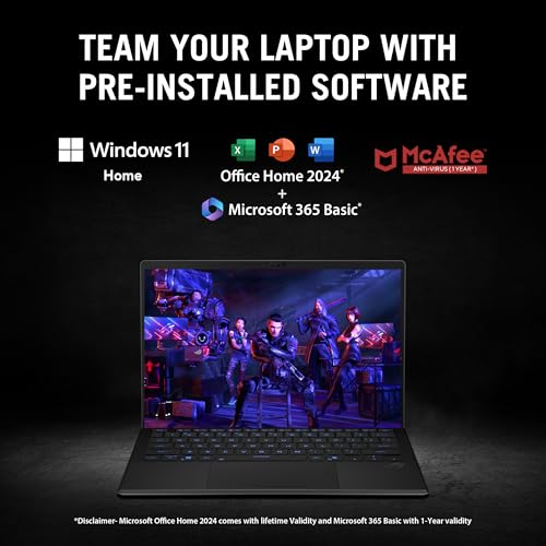 ASUS ROG Flow Z13 (2025), AMD Ryzen AI MAX+ 395,AMD Radeon iGPU, 32GB/1TB, 2.5K QHD+,Touchscreen, 13.4", 34 cm,Windows 11, M365 Basic(1yr)* Office24, Off Black, 1.59 Kg, GZ302EA-RU520WS, Gaming Laptop