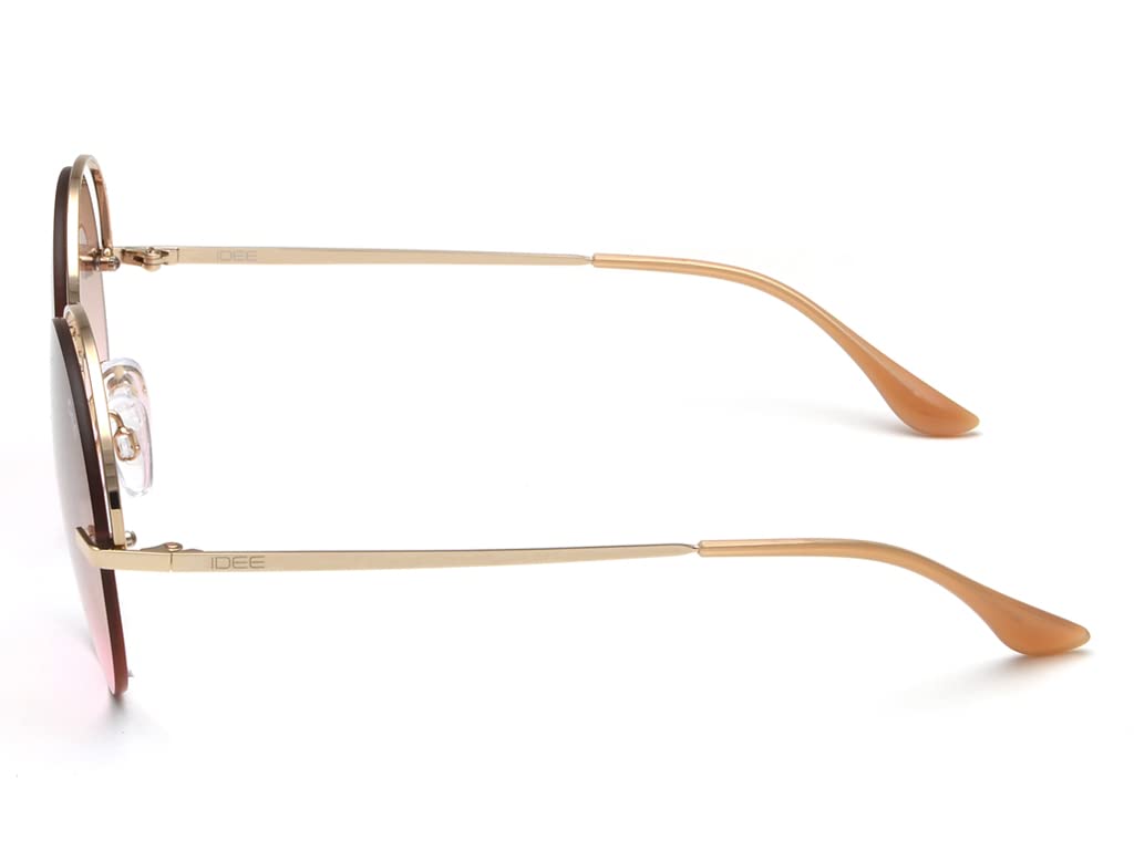 IDEE 100% UV protected sunglasses for Women | Size- Large | Shape- Round | Model- IDS2780C2SG