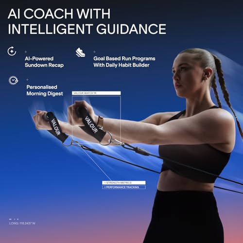 boAt Valour Watch 1 R, AI Smart Habit Builder, 1.43" 3D Immersive AMOLED Display, 1000 nits, Light-Weight Aluminium Build 3 ATM, 10 Days Battery Life, Smart Watches for Man (Oak Leather)
