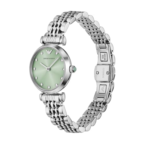 Emporio Armani Analog Green Dial Women's Watch-AR11667