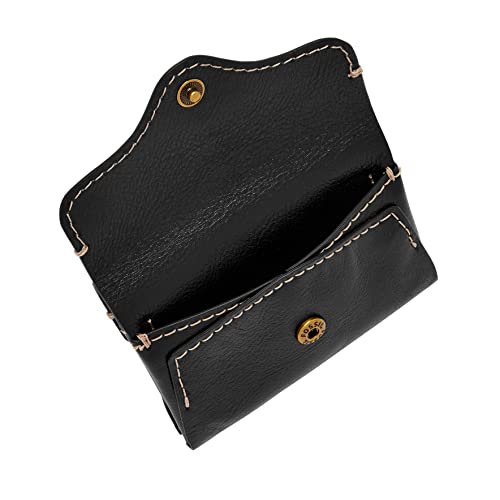 Fossil Women Leather Heritage Black Card Case Sl8230001