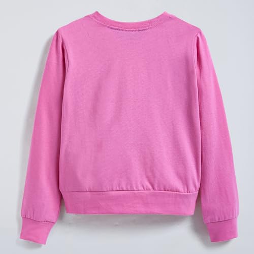 Hopscotch Girls Full Sleeves Pink 2-Pc Bow Applique Cotton Pants Set For Ages (3-4 Years)