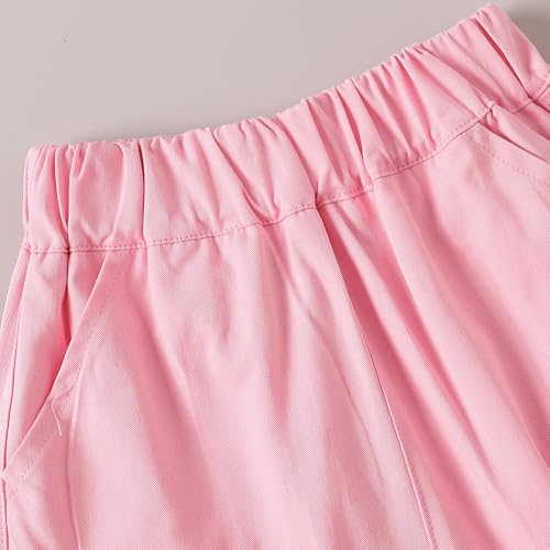 Hopscotch Girls Pink Full Sleeves 2-Pc Bow Applique Pant Set For Age (5-6 Years)