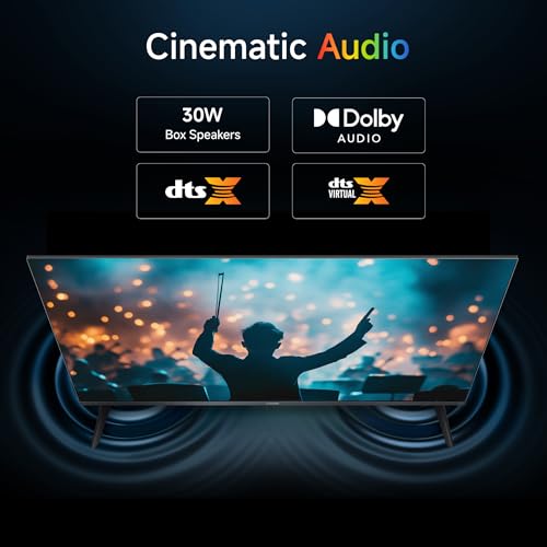 Xiaomi (108 cm) 43 inch FX Pro 4K QLED Smart | HDR10+ | 30W Box Speakers | Filmmaker Mode | Fire TV | L43MB-FPIN