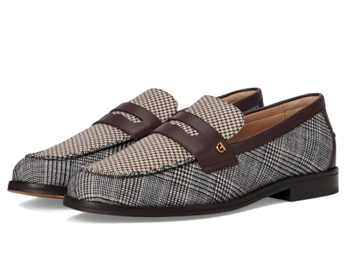 Cole Haan Women's Lux Pinch, Multi Mini Plaid Textile, 7 UK