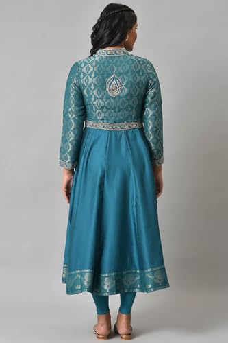 Wishful Women's Rayon Dress (22AUSP11115-312444_Teal