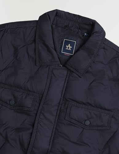 Arrow Sports Men's A-Line Coat (ASAKJK4788_Navy