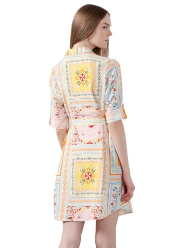 VERO MODA Women's Multicolor A-Line Dress