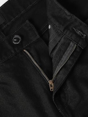 Jack & Jones 5 Pocket Black Denim Shorts