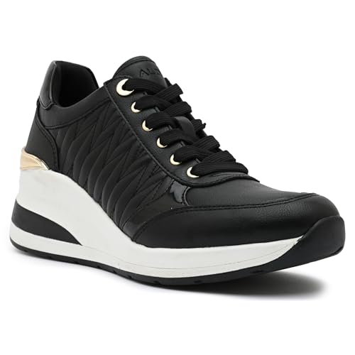 Aldo GRADSKIYA-IN001 Ladies Black Wedge Sneakers
