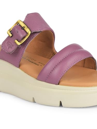 Hush Puppies Women Mule Wedge Heel Sandals - Purple (5Uk)