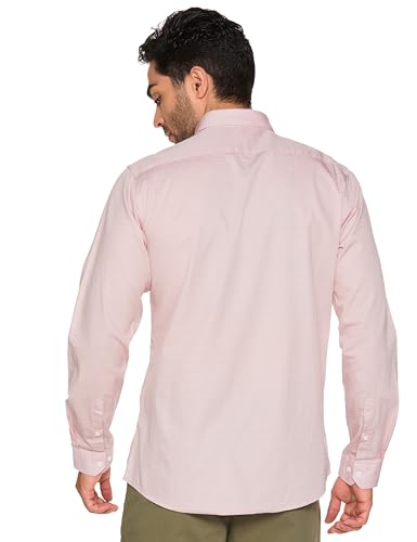 Allen Solly Men's Slim Fit Shirt (ASSFQSPPV33059_Pink