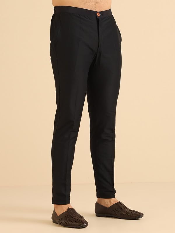 KISAH Sherwani Set for Men – Silk Blend Woven Jacquard Indo Western Sherwani with Kurta and Trouser | Designer Ethnic Outfit for Weddings & Festivals, Burgundy, 42