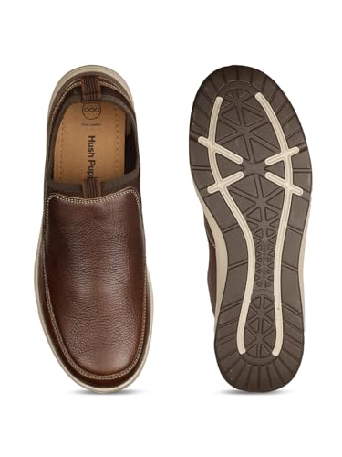 Hush Puppies Skate Slipon Men's Dark Brown Casual Shoes - 9 UK (8554108)