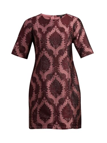 VERO MODA Women's A-Line Maroon Dress