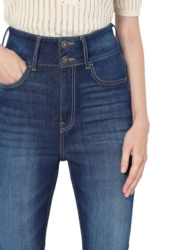 VERO MODA Women's Bootcut Dark Blue Jeans