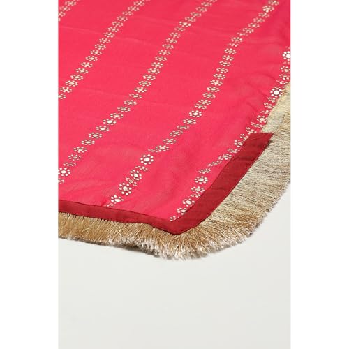 Rangriti Women Polyester Printed Suit Set (RSKASSORTED15955_Pink_S)