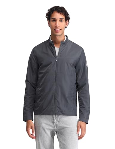 U.S. POLO ASSN. Mens Full Sleeve Transitional Jacket (USJCKS0650_CHARCOAL_2XL)