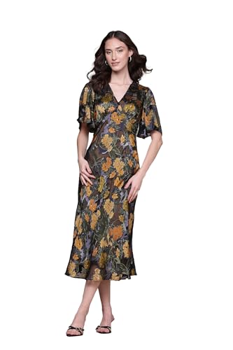 Label RITU KUMAR Black Naila Midi Dress
