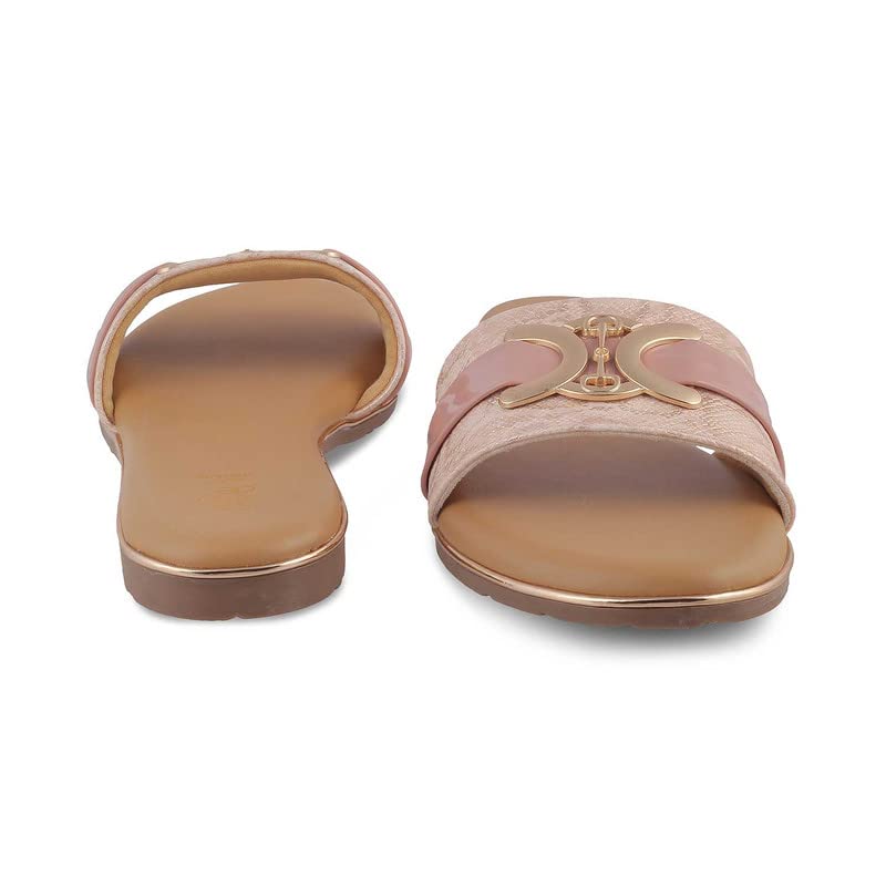 tresmode 239-JOY CHAMPAGN SMART CASUAL FLATS EU/36 UK/3