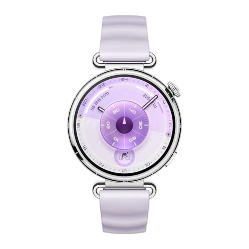 Huawei Watch GT 6 Smart Watch, 41mm, Upto 14 Days Battery Life, Smart Watches with 100+ Sports Mode, Cycling, iOS & Android Compatible, Emotional Wellbeing, Health Monitoring (Purple)