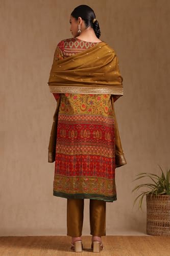 Soch Women's Viscose Salwar Suit (OWS5CD21949_Maroon