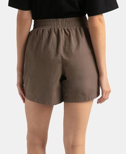 Jockey WZ06 Women's Super Combed Cotton Regular Fit Hybrid Cargo Shorts_Dark Khaki_L