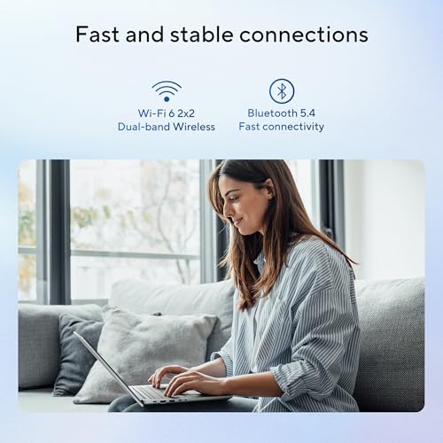 ASUS Chromebook CX1405 (2026), Intel N50 Processor, Intel UHD iGPU, 8GB RAM, 128GB SSD, FHD, 14" (35.5 cm), Chrome OS, Pure Grey, 1.39 Kg, CX1405CTA-S60622, 42WHrs, Thin & Light Laptop