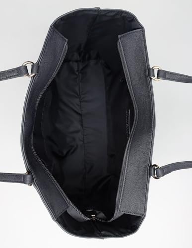 Tommy Hilfiger Striped Navy Pu Tote Bag